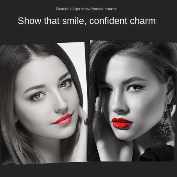 Bioaqua 12-Piece Lipstick Set featuring an array of vibrant red colors.- Sealed - Picture 4 of 5